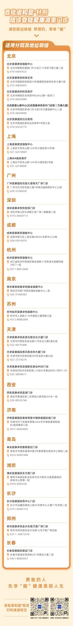 諾和盈適用分院及地址明細(xì)(2024.11(1)